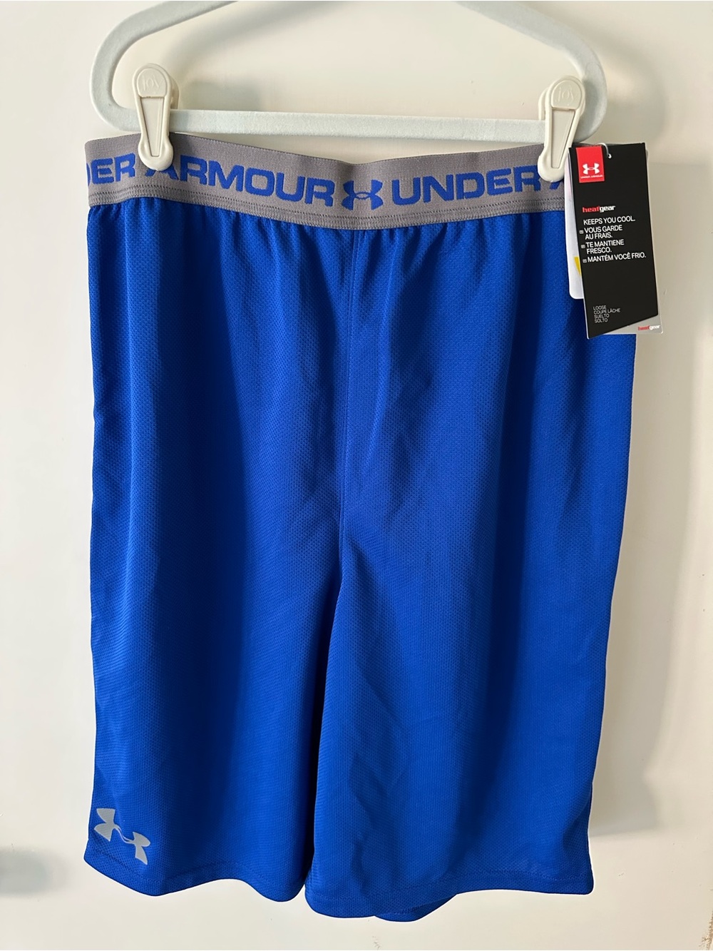 NWT Royal Blue Under Armour Boys' Tech Prototype 2.0 Shorts Size Youth XL
